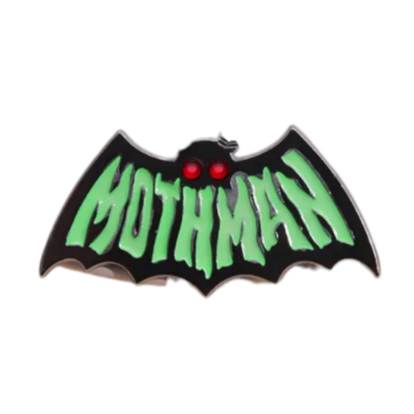 Mothman Glow In The Dark Pin - Picture 2 of 4
